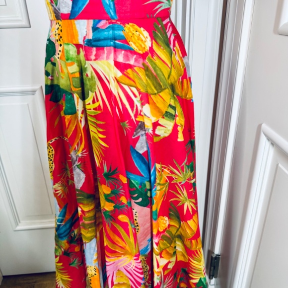 FARM Rio Colorful Tropical Midi Dress - Picture 4 of 15
